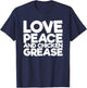 Love Peace and Chicken Fat T-Shirt - T-Shirt | Navy