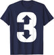 3 Up 3 Down | Three Up Three Down Baseball T-Shirt - T-Shirt | Navy