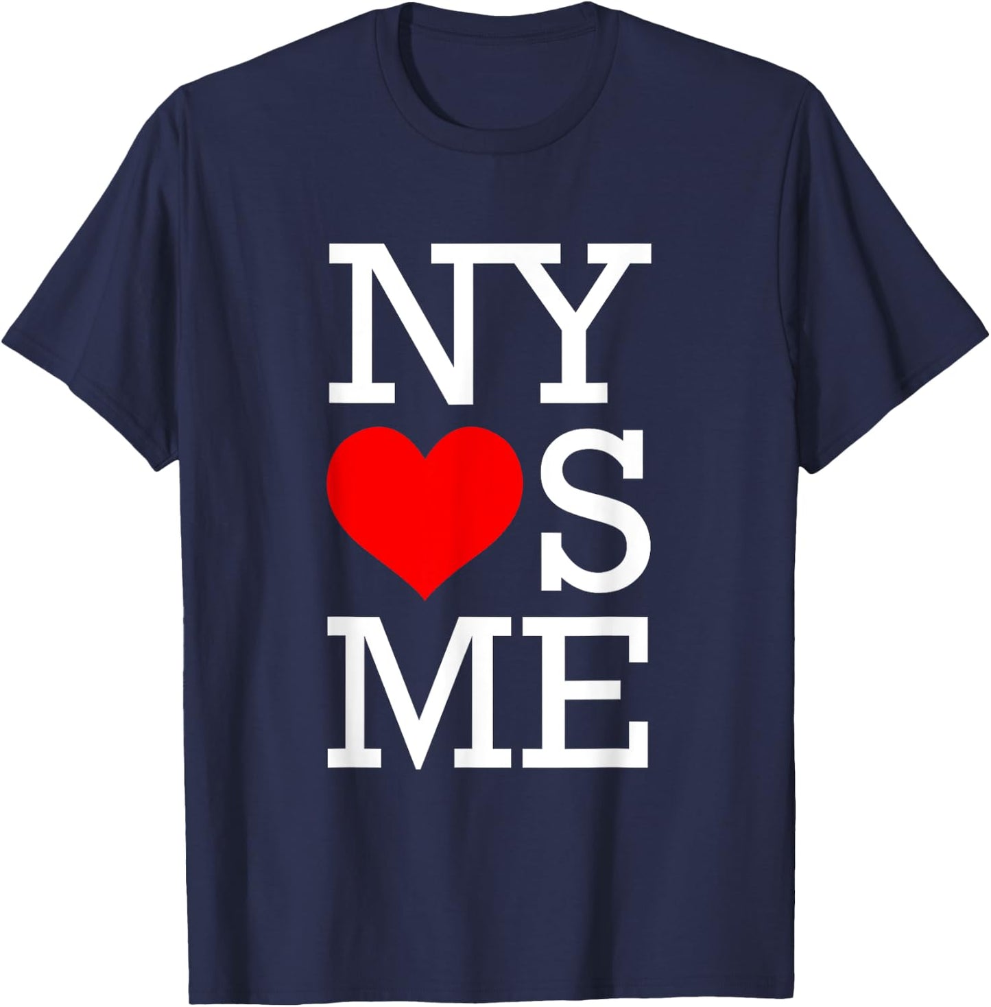 NY Loves Me Funny I Heart New York T-Shirt - T-Shirt | Navy