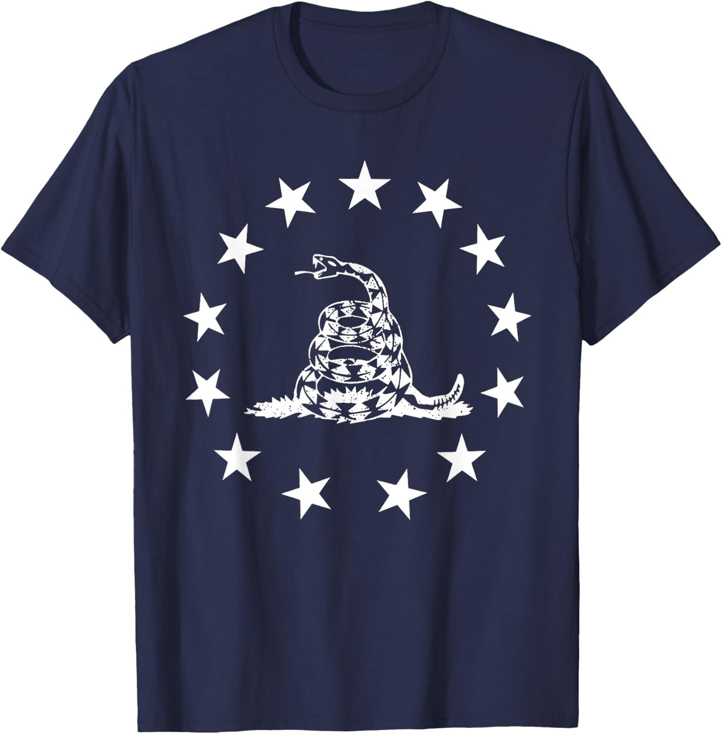 Betsy Ross Gadsden Flag T-Shirt - T-Shirt | Navy