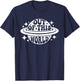 Out Of This World Groovy Funny Planet Space Geeky Astronomy T-Shirt - T-Shirt | Navy