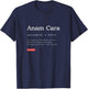 Anam Cara Term Definition Meaning Education | Regular Fit T-Shirt - T-Shirt | Navy