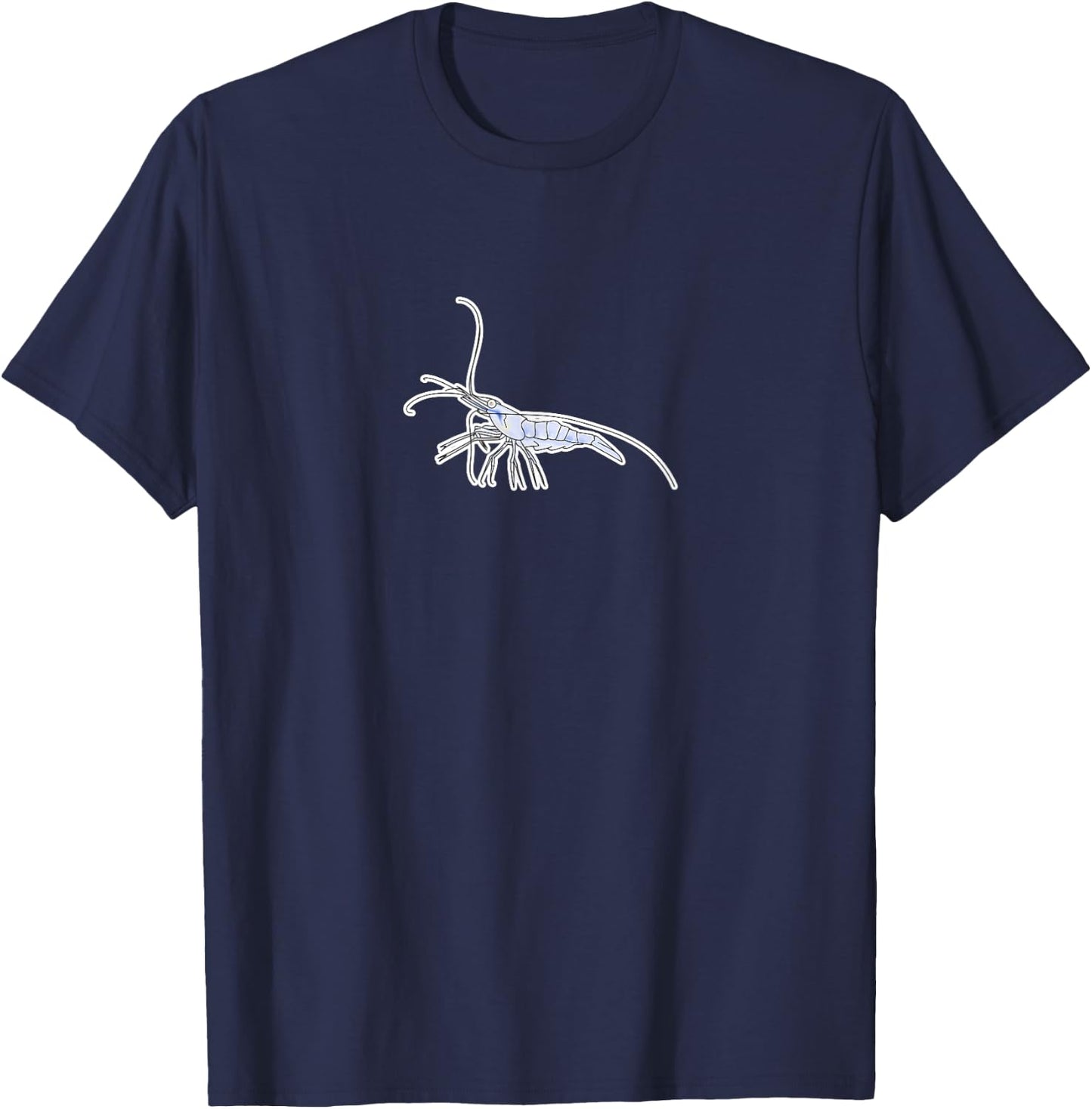 Ghost Shrimp Pet Design for proud Shrimp Fans T-Shirt - T-Shirt | Navy