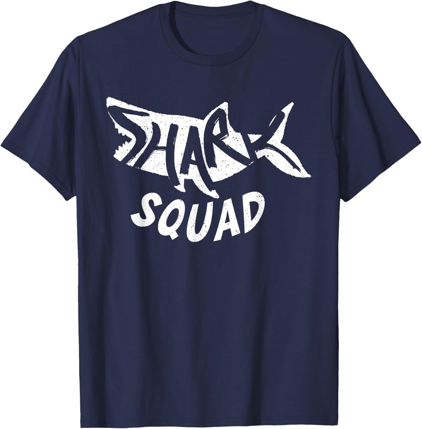 Shark Squad Friends Shark Lover T-Shirt - T-Shirt | Navy