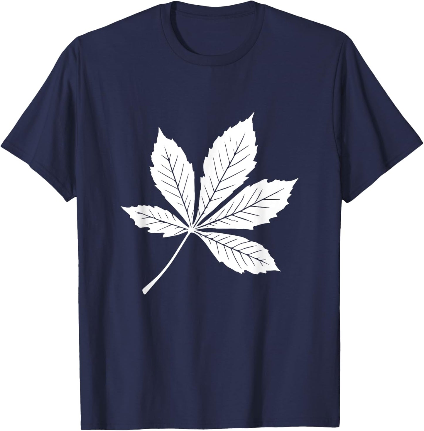 Buckeye Leaf T-Shirt - T-Shirt | Navy