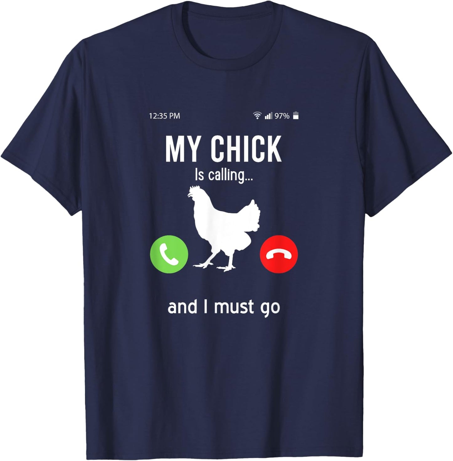 Chickens Chicken Vintage Chicken Sayings T-Shirt - T-Shirt | Navy