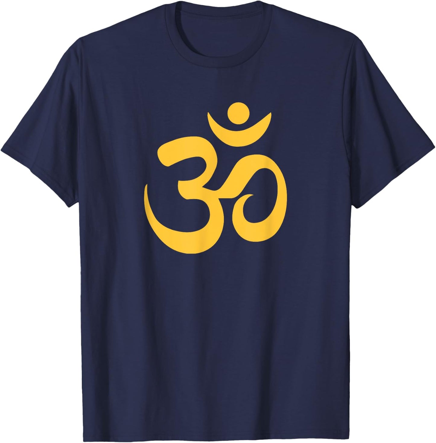 Om Omkara Aum Symbol Ancient Spiritual Yoga Zen Meditation T-Shirt - T-Shirt | Navy