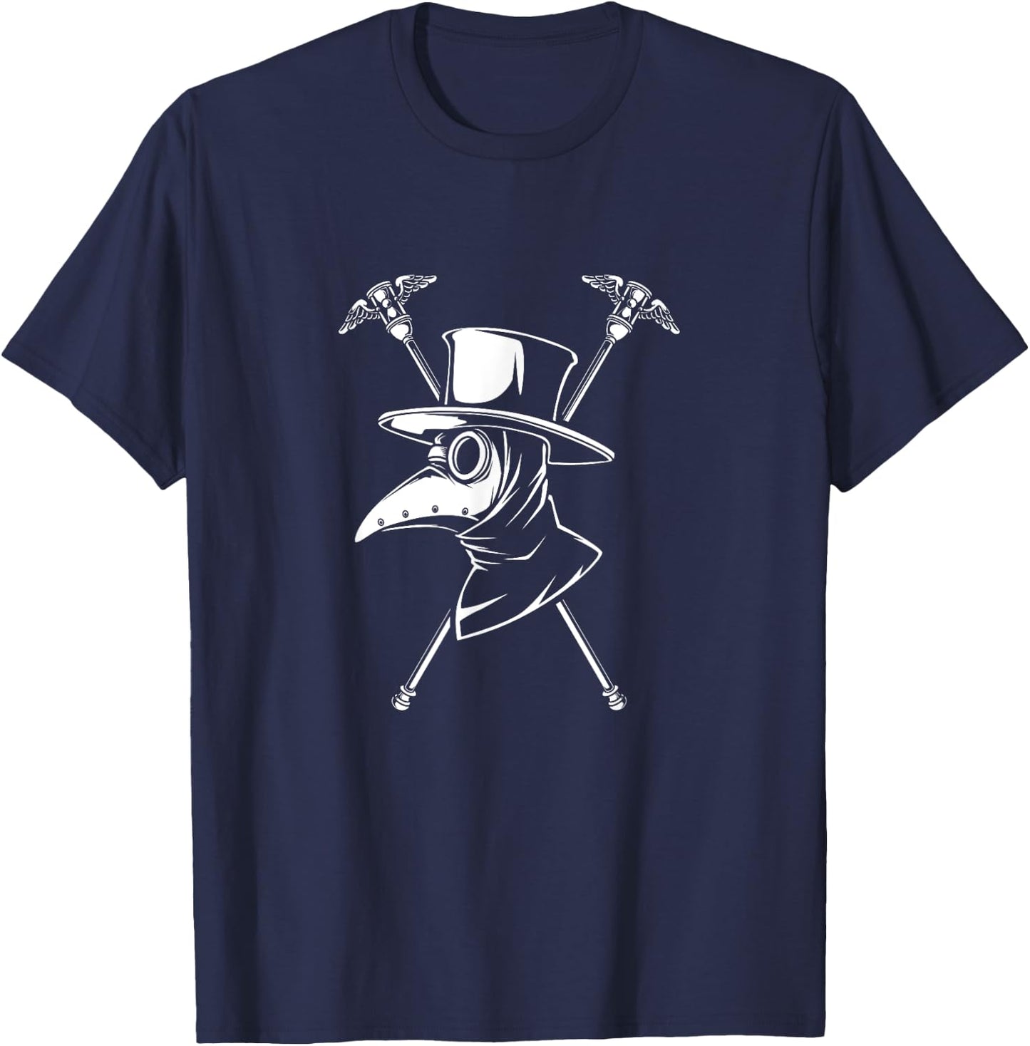Plague doctor staffs T-Shirt - T-Shirt | Navy