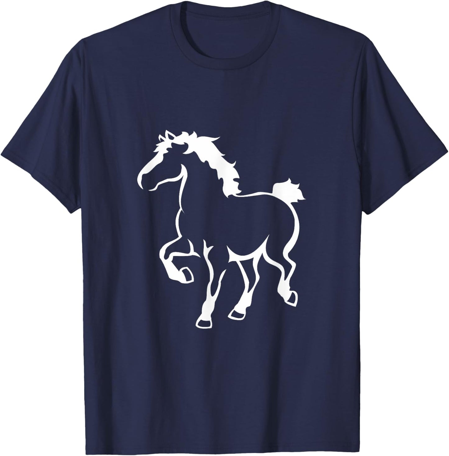 Belgian Draft Horse | Trending Draft Horse Equestrian T-Shirt - T-Shirt | Navy