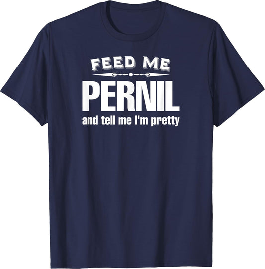 Funny Pernil Lover | Meat, Barbecue & BBQ Joke T-Shirt - T-Shirt | Navy