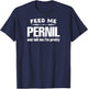 Funny Pernil Lover | Meat, Barbecue & BBQ Joke T-Shirt - T-Shirt | Navy