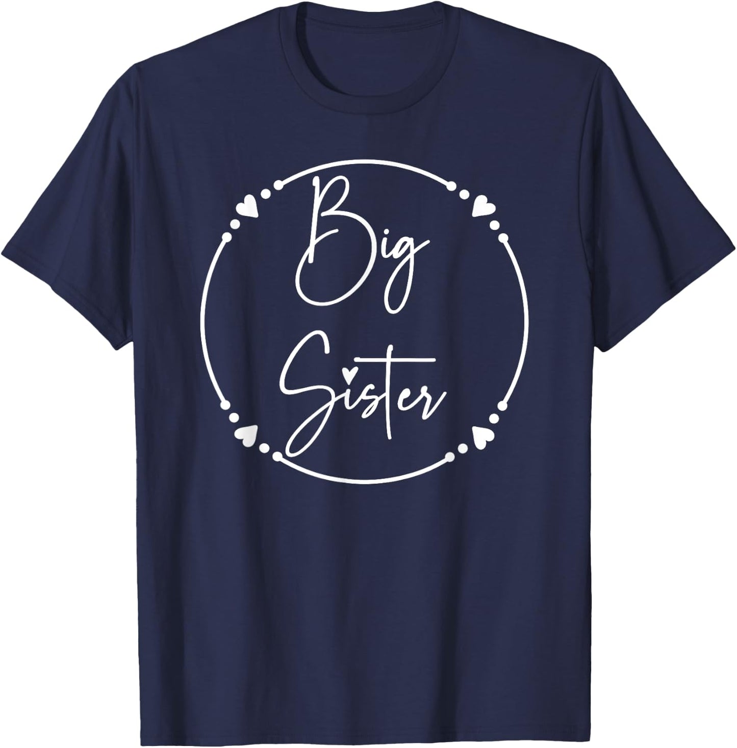 Cute Big Sister T-Shirt - T-Shirt | Navy