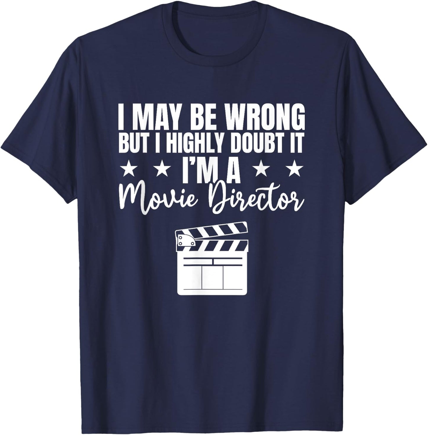 Movie Producer Video Production Filmmaker Film Director T-Shirt - T-Shirt | Navy