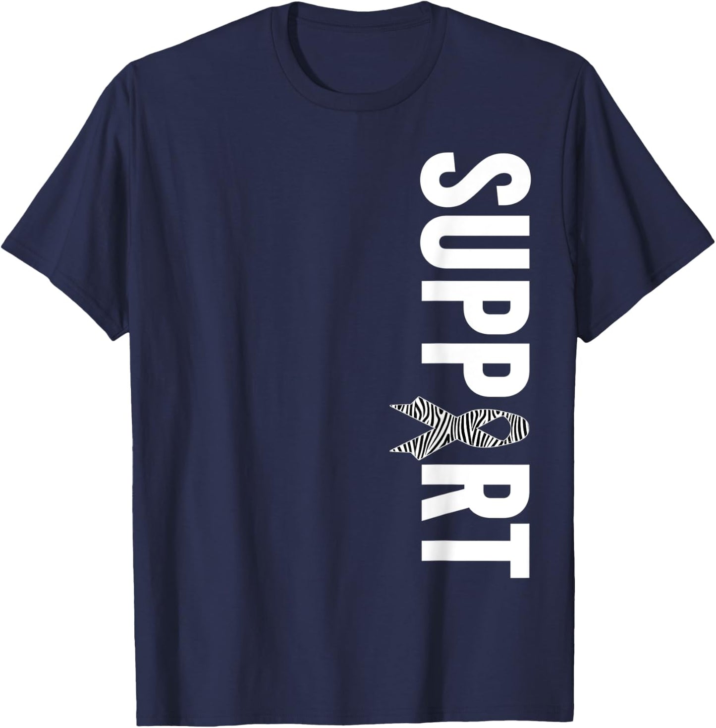 Carcinoid Cancer Awareness Shirt - Support Carcinoid Cancer T-Shirt - T-Shirt | Navy