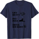 Lift Heavy, Pet Dogs, Drink Bourbon T-Shirt - T-Shirt | Navy