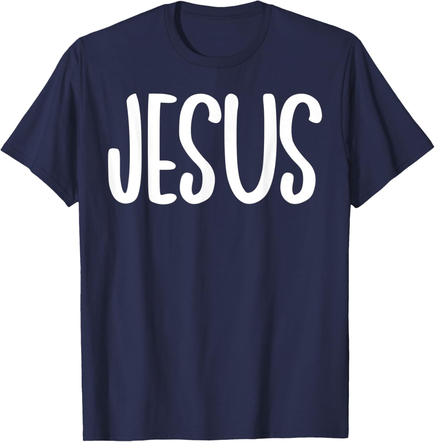 Christian Jesus Religion Shirt Red And White Jesus Christ T-Shirt - T-Shirt | Navy