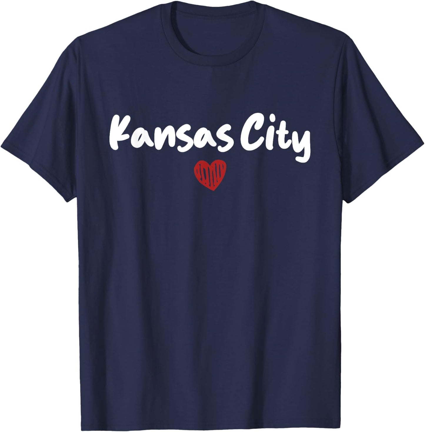 Kansas City - I Love Kansas City - Classic T-Shirt - T-Shirt | Navy