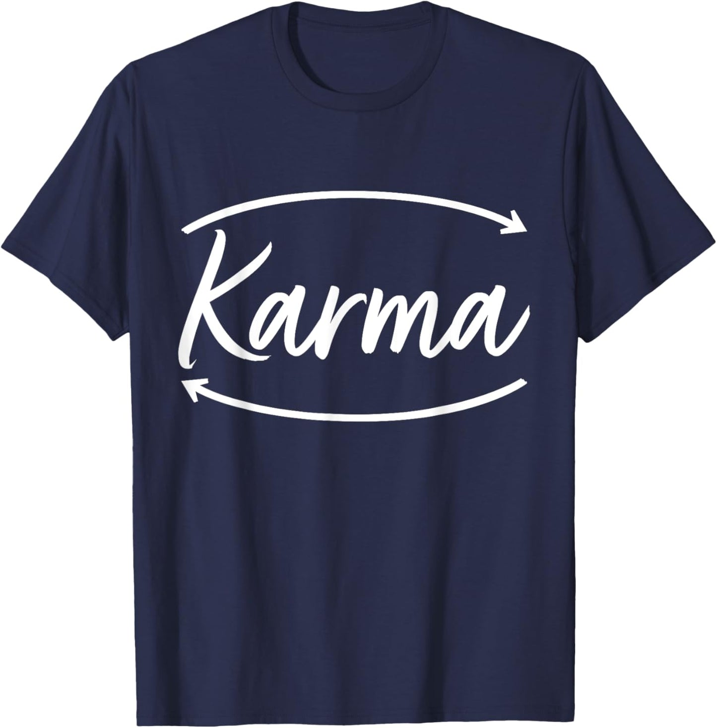 Buddhism Karma Hinduism T-Shirt - T-Shirt | Navy