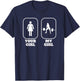 Sumo Deadlift Powerlifting Weightlifting Girlfriend T-Shirt - T-Shirt | Navy