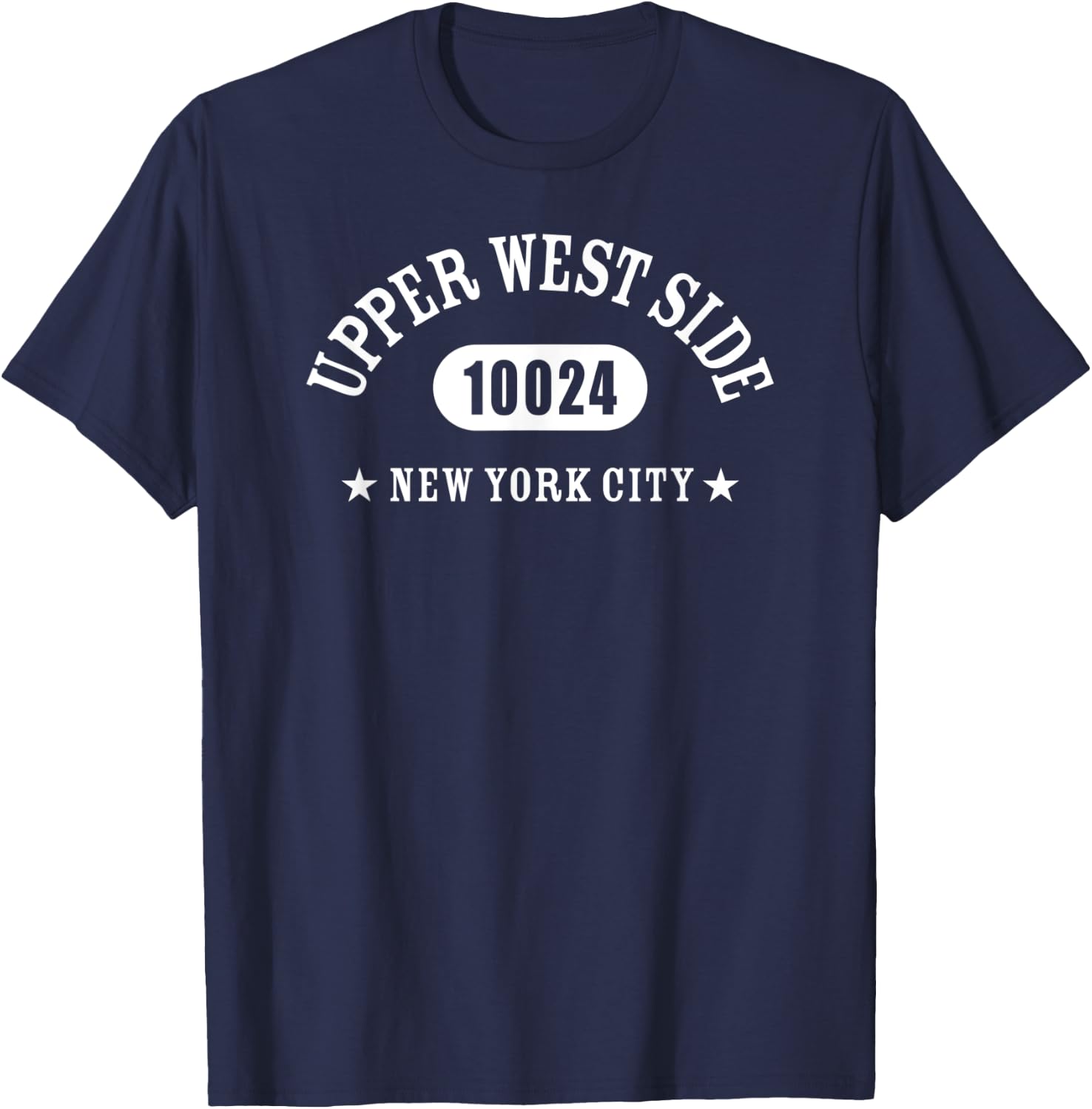 UPPER WEST SIDE 10024 NEW YORK CITY / NYC Athletic Design T-Shirt - T-Shirt | Navy