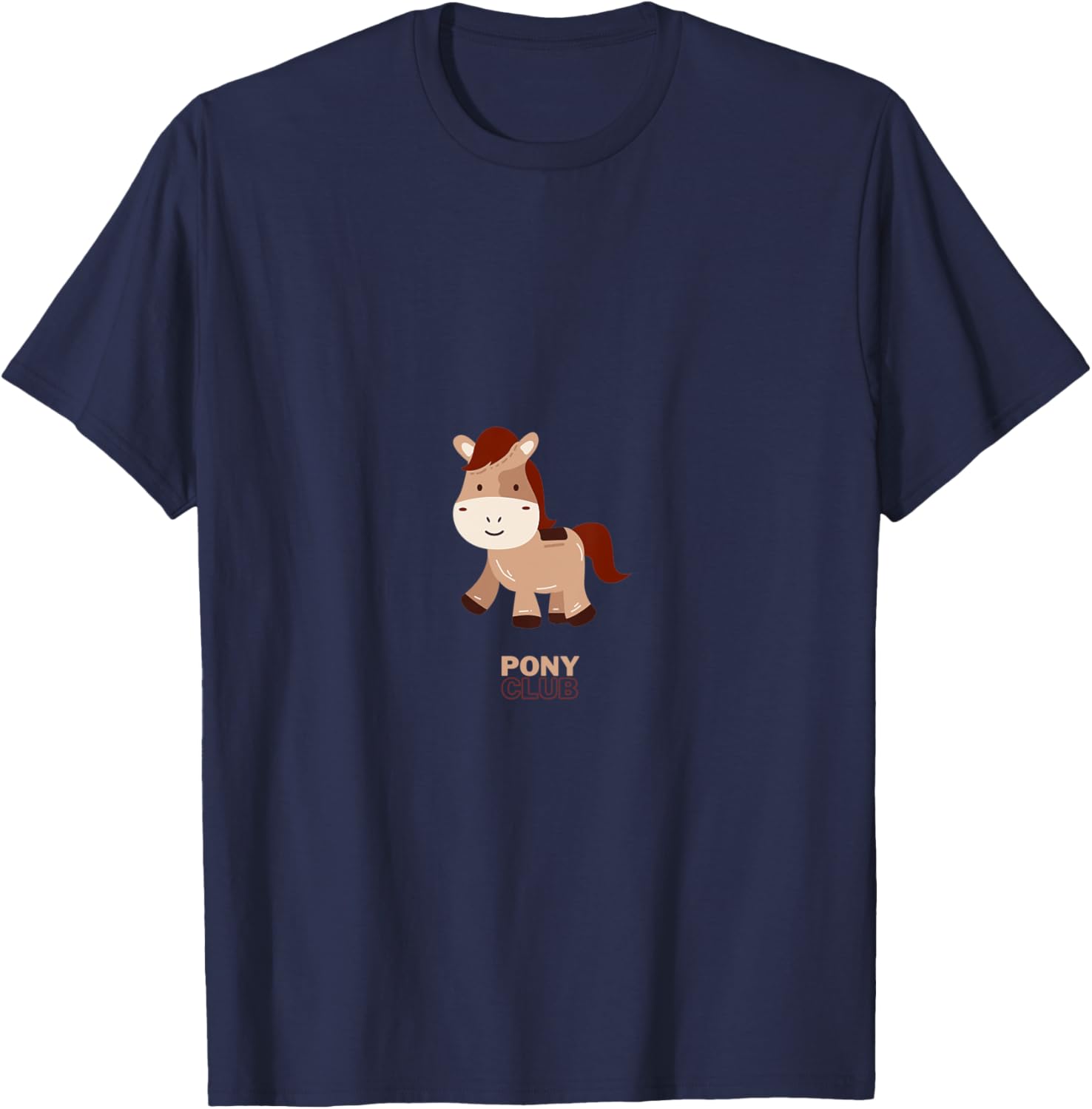 Kids Pony Club Shirt for Girls Gift Riding Horse Top T-Shirt - T-Shirt | Navy