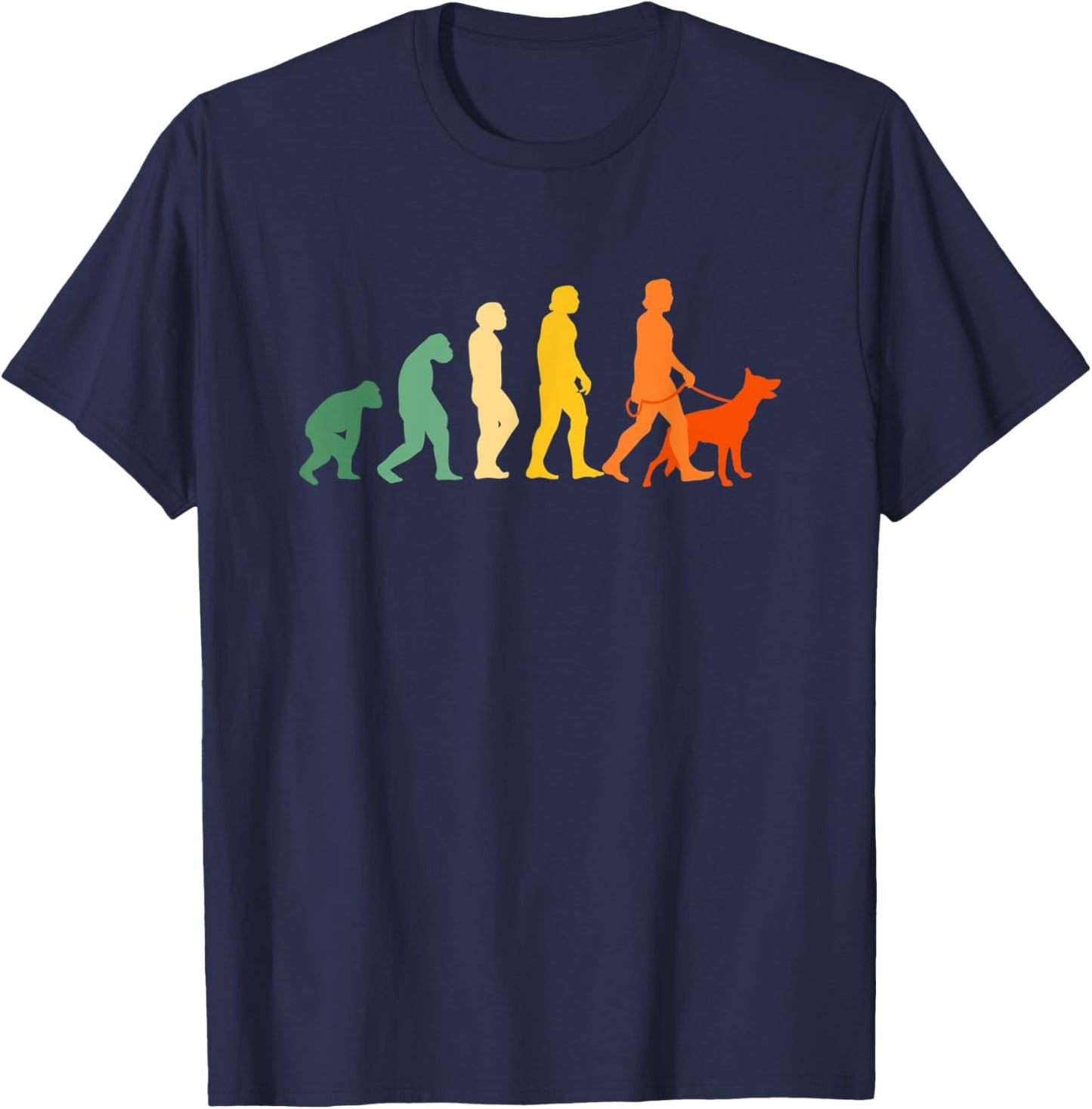 Vintage Evolution Dog Sitter Animal Pet Caretaker Women T-Shirt - T-Shirt | Navy