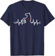 Horse Heartbeat Clothing - Heartbeat Horse T-Shirt - T-Shirt | Navy