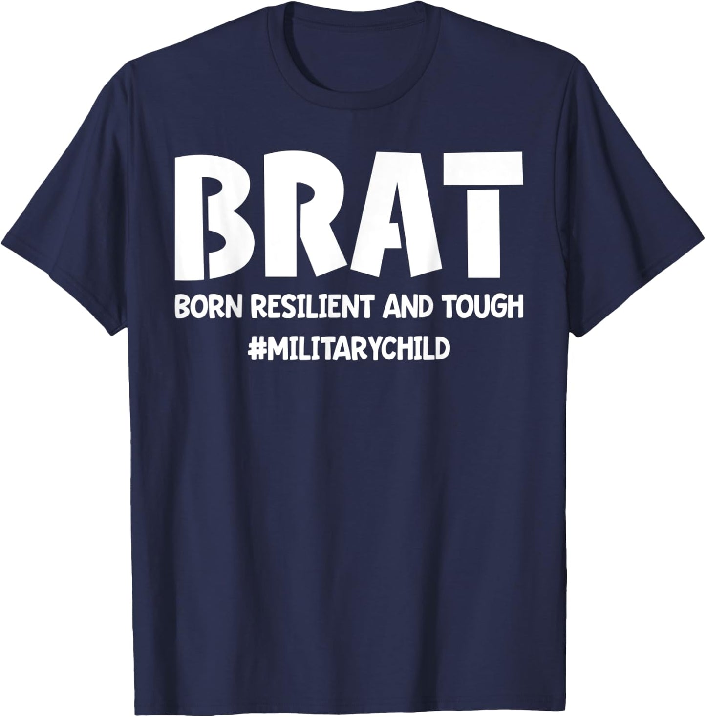 Military Child Purple Up For Military Kids BRAT Girl Boy T-Shirt - T-Shirt | Navy