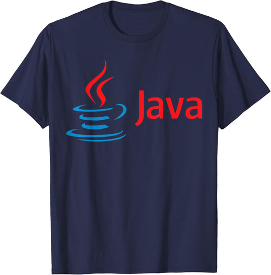 Nerdy Java Computer Programmer Program Math Teacher Geek Women Girls Kids T-Shirt - T-Shirt | Navy