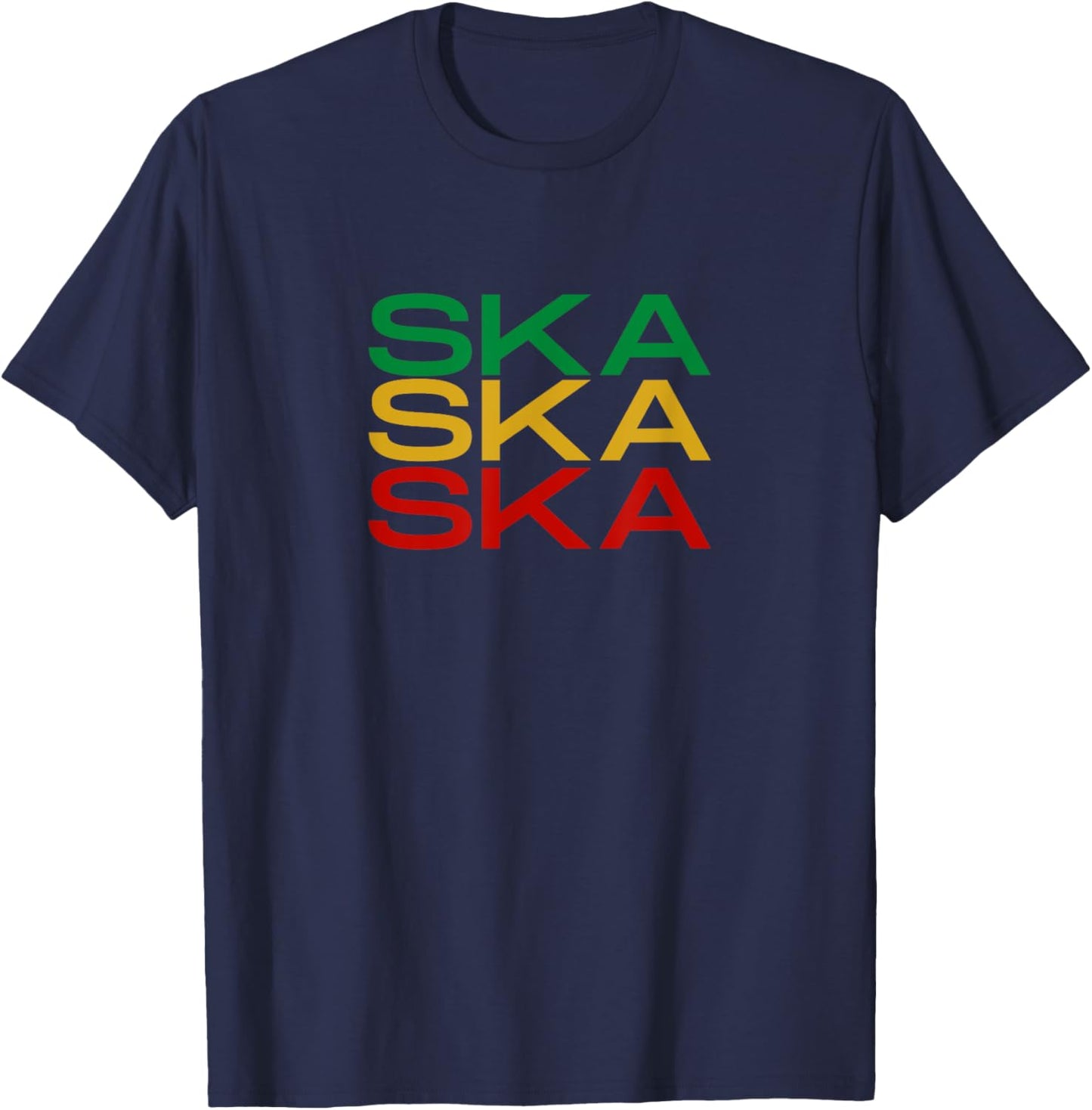 Ska Ska Ska T-Shirt - T-Shirt | Navy
