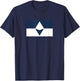 Antarctica Flag True South Design T-Shirt - T-Shirt | Navy