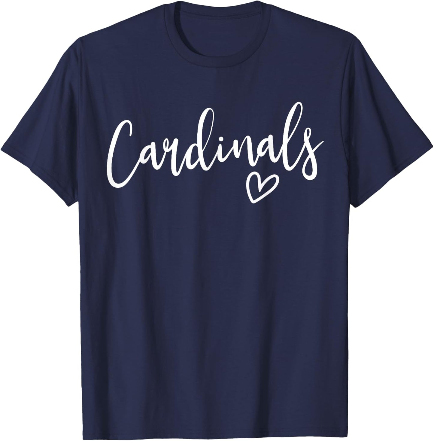 Cardinals School Cardinals Sports Team Women's Cardinals T-Shirt - T-Shirt | Navy