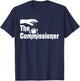 The Commissioner Funny Fantasy Football T-Shirt - T-Shirt | Navy
