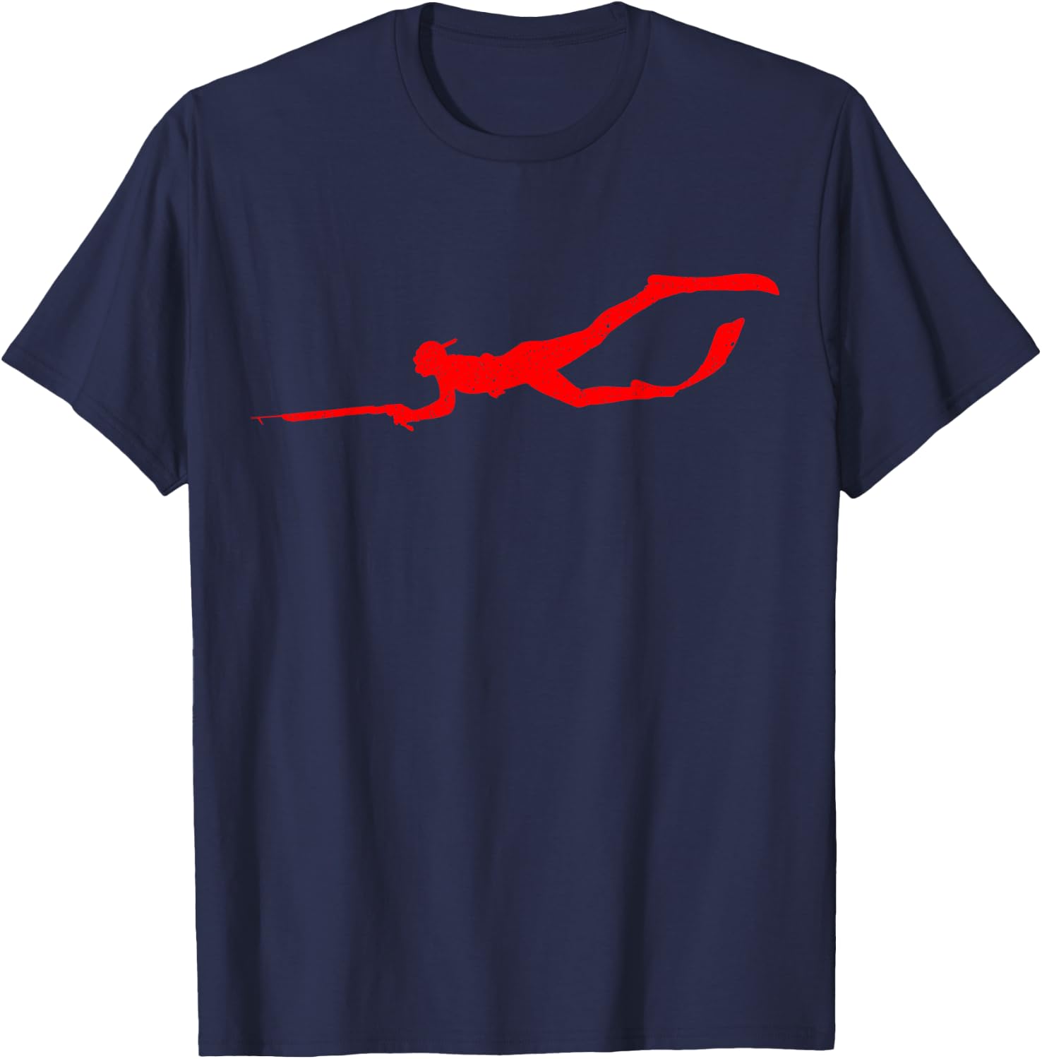 Spearfishing Spear Diving Spearfisherman Hunting Water Sport T-Shirt - T-Shirt | Navy