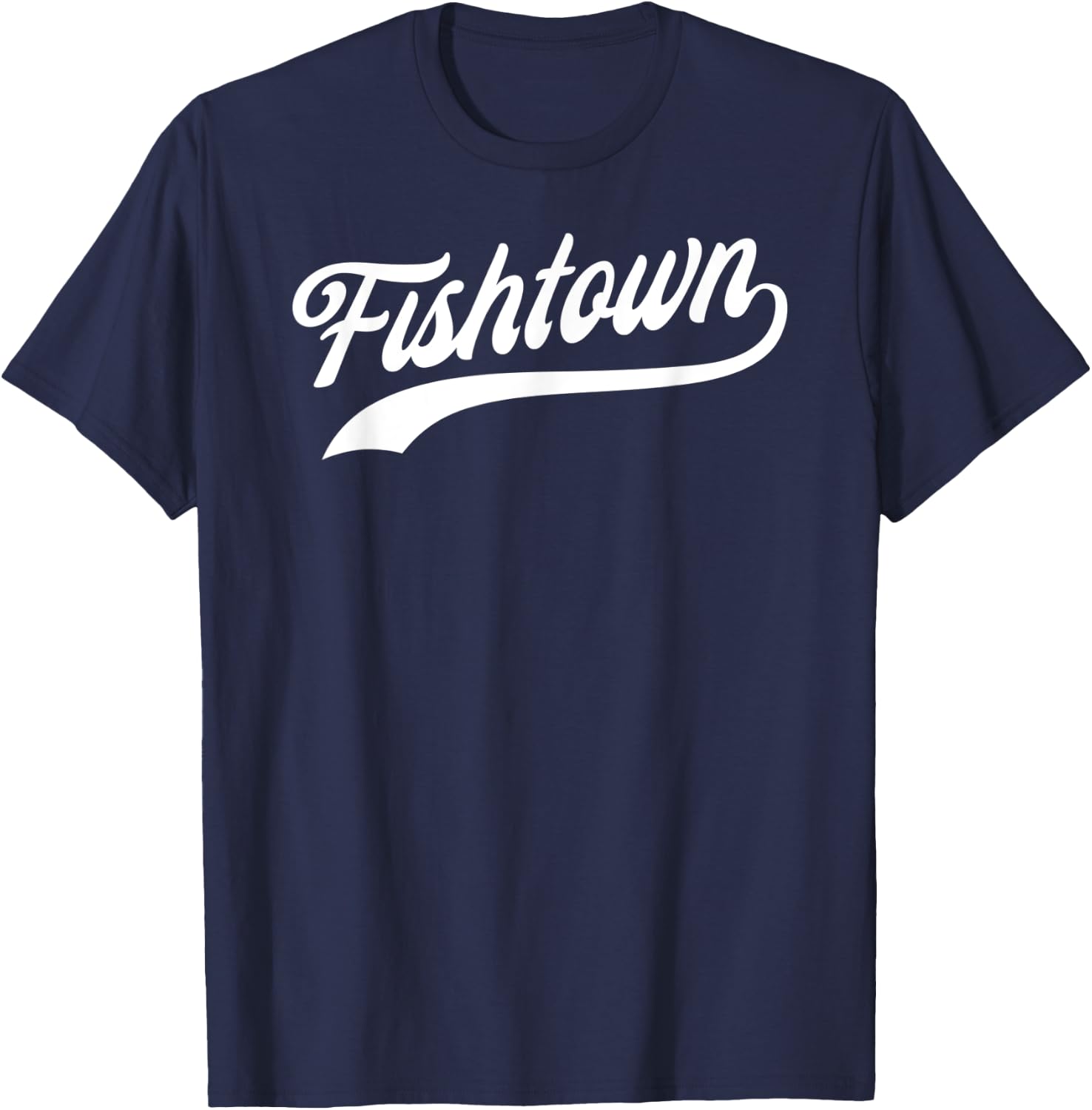 FISHTOWN Philadelphia PA Classic Baseball Design T-Shirt - T-Shirt | Navy