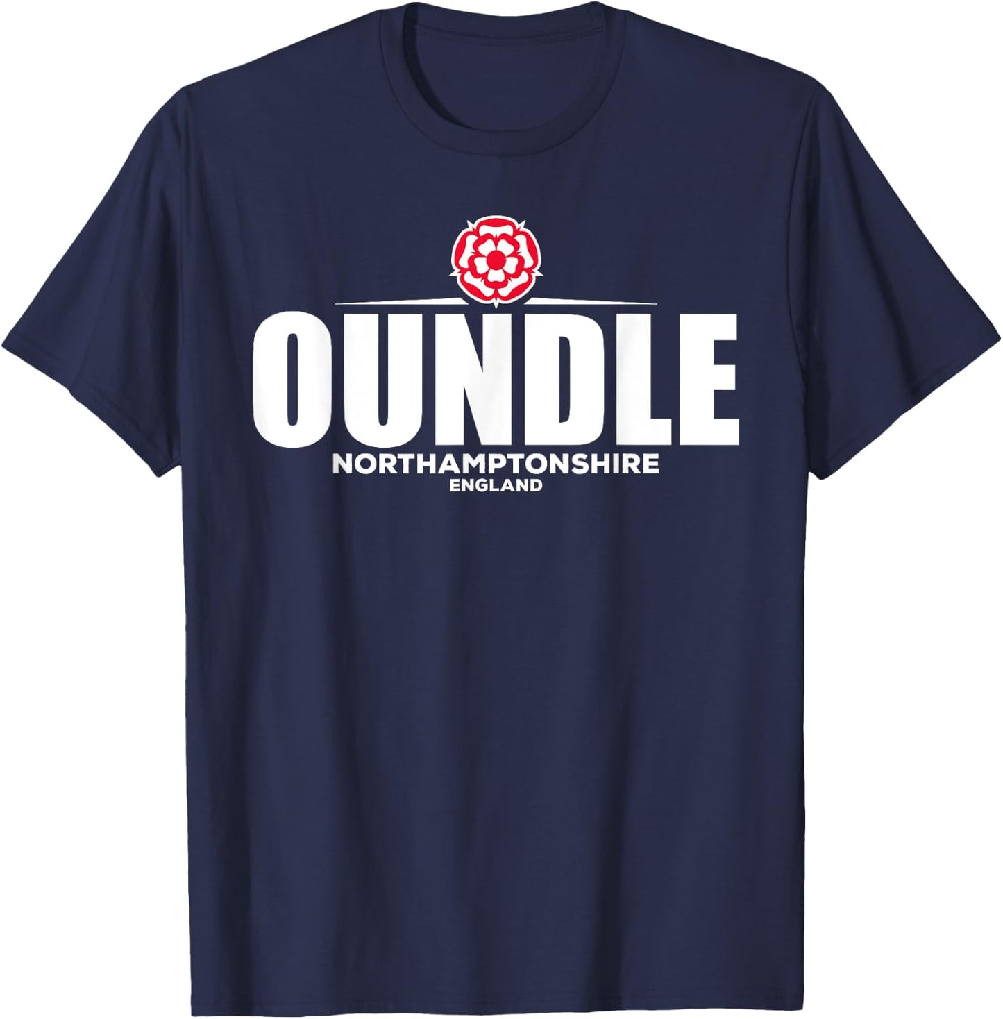 Oundle Northamptonshire England T-Shirt - T-Shirt | Navy