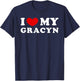 I Love My Gracyn, I Heart My Gracyn T-Shirt - T-Shirt | Navy