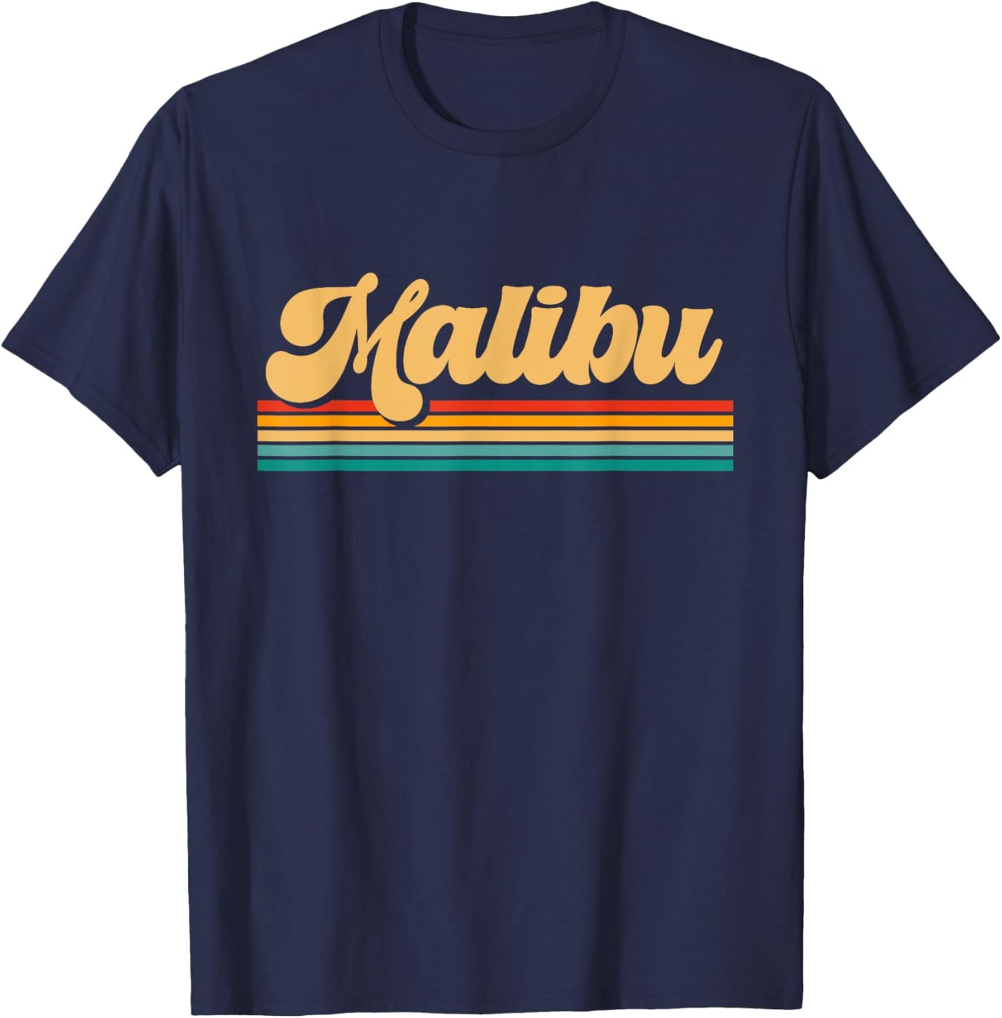 Malibu California T-Shirt - T-Shirt | Navy