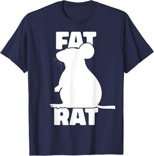 Fat Rat Funny Rat Saying Big Fancy Rats Pet Rat T-Shirt - T-Shirt | Navy