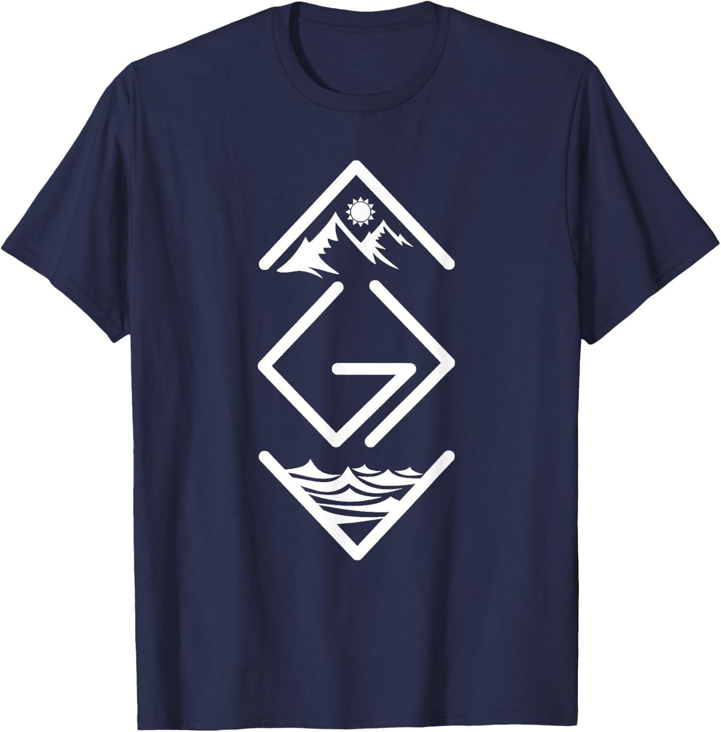 God Is Greater Than The Highs And Lows; Ups And Downs T-Shirt - T-Shirt | Navy