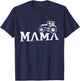 teestatic Women's Farm Themed Tractor MAMA Artwork - Black, X-Small T-Shirt - T-Shirt | Navy