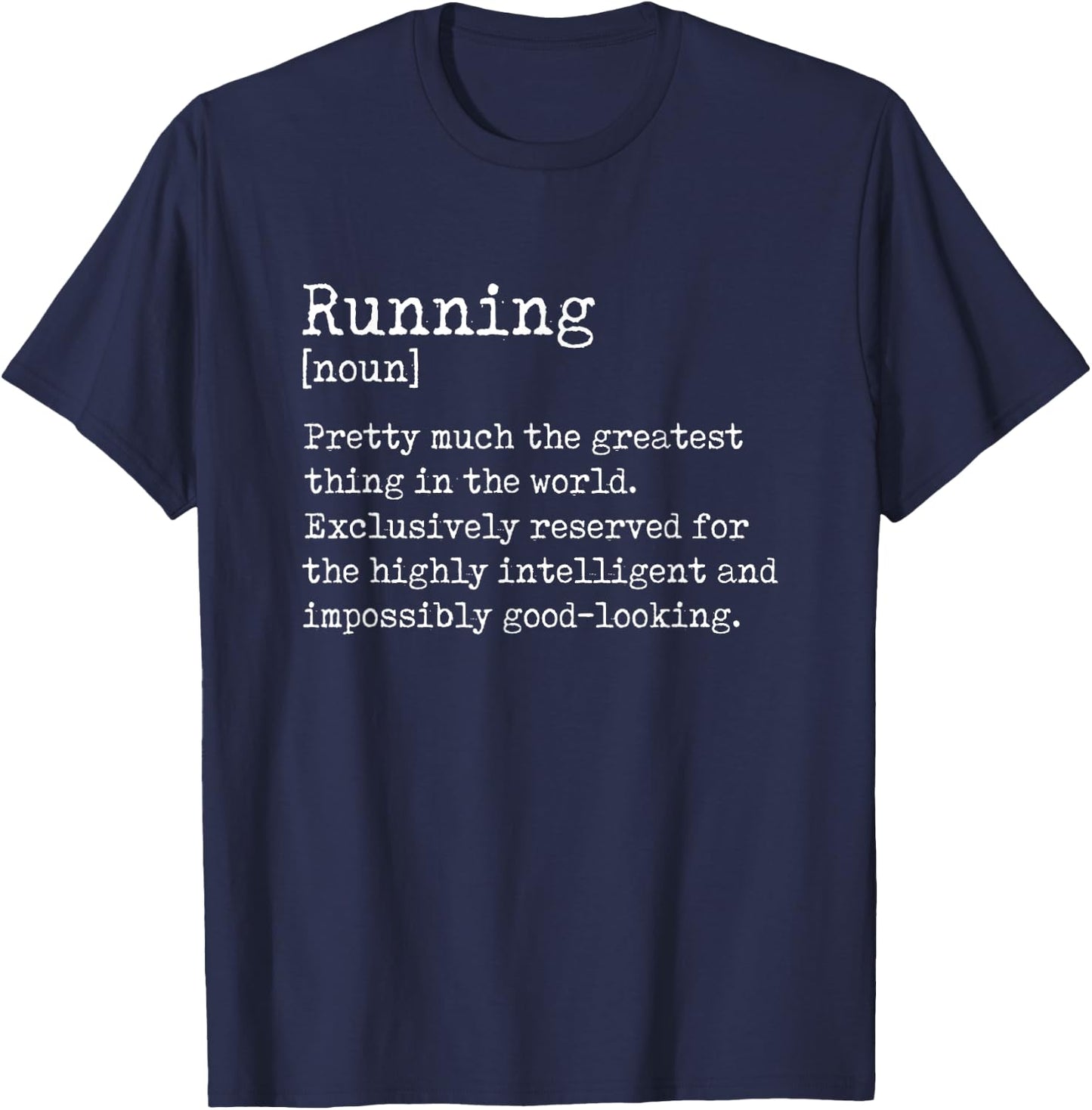 Definition Runner Graphic Running Jogger Sports Athlete T-Shirt - T-Shirt | Navy