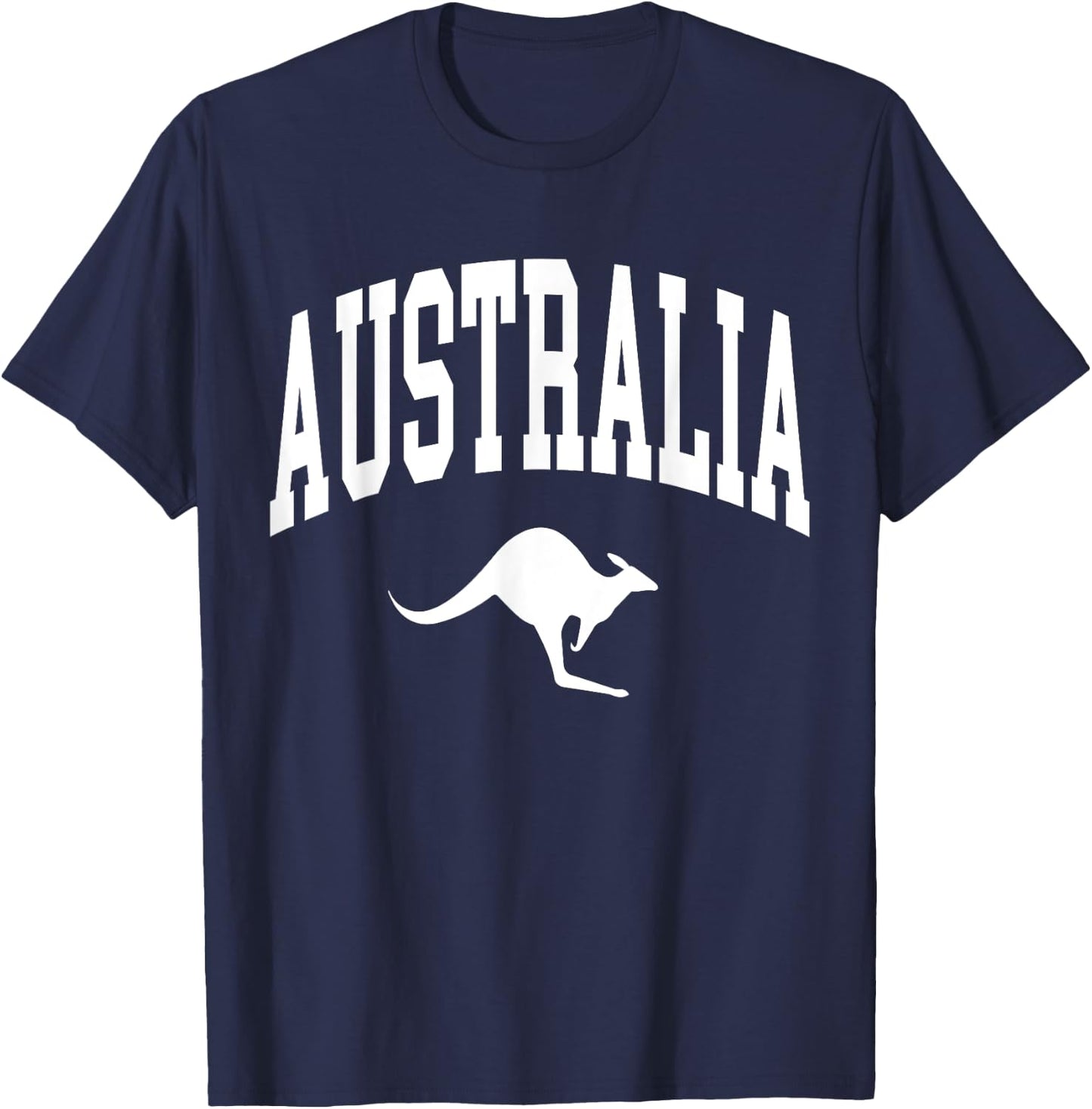 Australia Kangaroo Aussi Outback Down Under Australian T-Shirt - T-Shirt | Navy