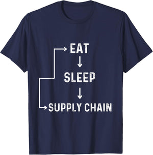 Supply chain manager engineering supply chain director funny T-Shirt - T-Shirt | Navy