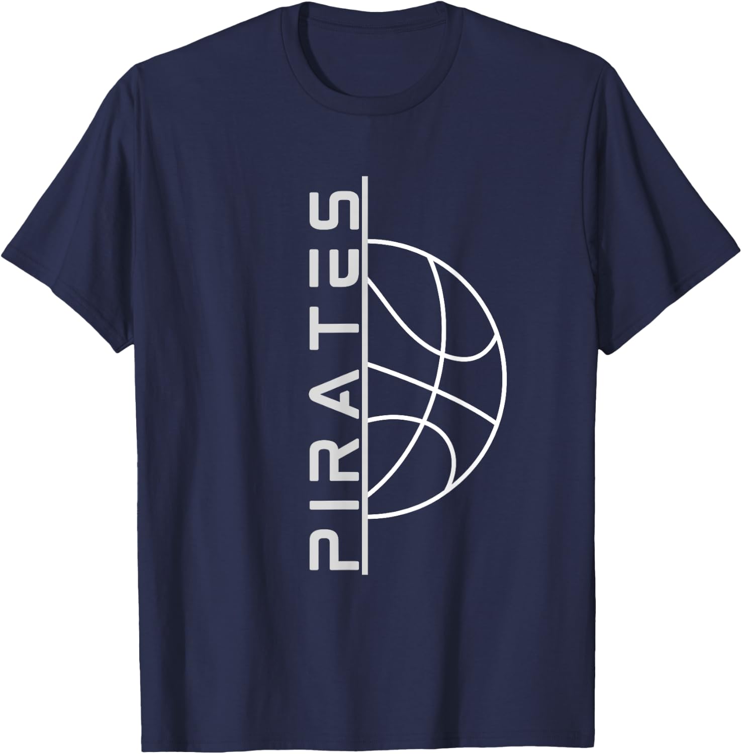 Pirates Basketball T-Shirt - T-Shirt | Navy
