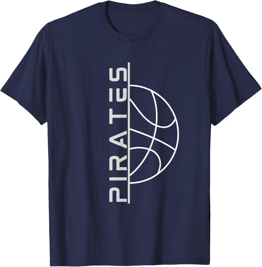 Pirates Basketball T-Shirt - T-Shirt | Navy
