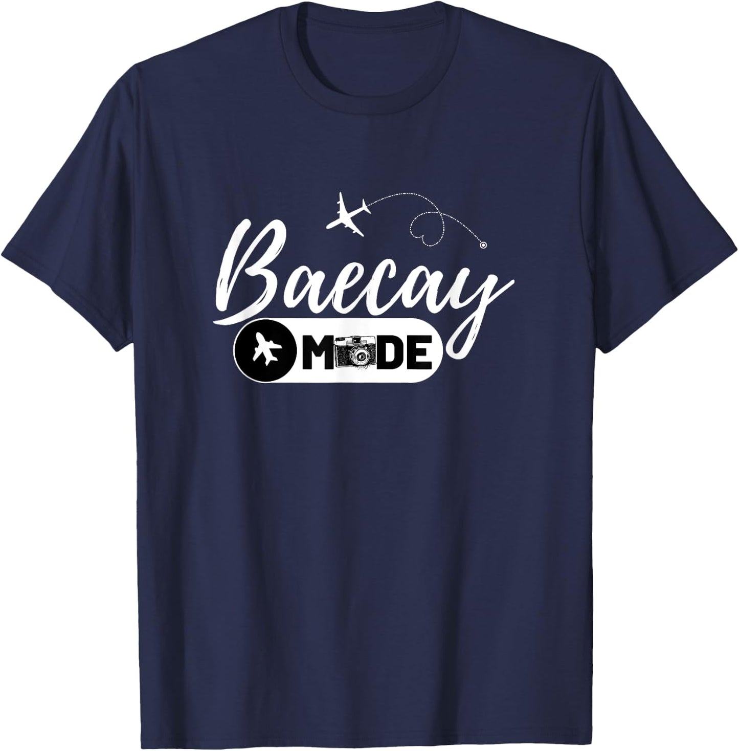 Baecay Mode Designs For Couples Bae King Bae Cation T-Shirt - T-Shirt | Navy