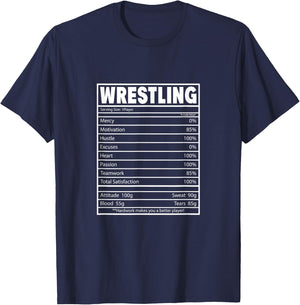 Wrestling Quote Wrestler Sports Saying Funny Wrestling T-Shirt - T-Shirt | Navy