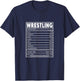 Wrestling Quote Wrestler Sports Saying Funny Wrestling T-Shirt - T-Shirt | Navy