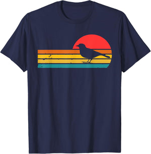 Killdeer Bird Birding Vintage Retro Killdeer Bird T-Shirt - T-Shirt | Navy